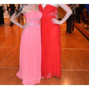 Red prom dress